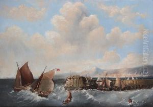 Fishing Boats In A Squall