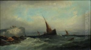 Marina En Tempestad by William Harry Williamson