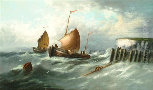 Enteringharbour In A Swell - view 1