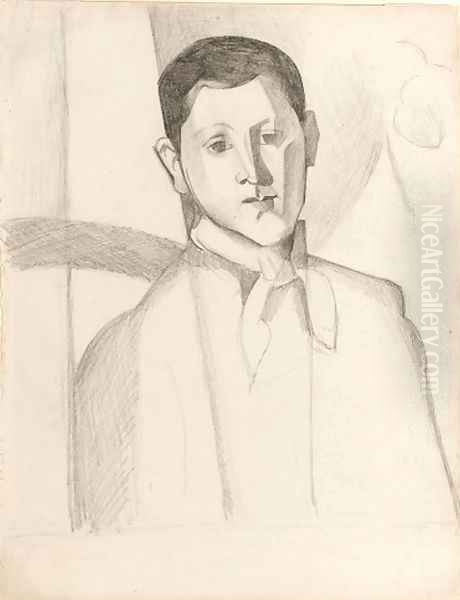 Portrait de Louis Guillaume (d'apres Paul Cezanne) - view 1