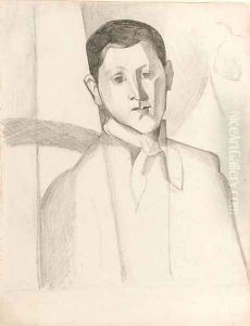 Portrait de Louis Guillaume (d'apres Paul Cezanne) Portrait de Louis Guillaume (d'apres Paul Cezanne)