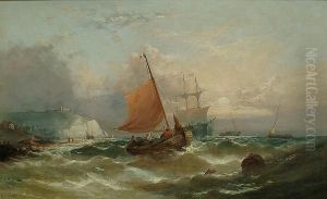 Shipping Off The Coast by William Harry Williamson