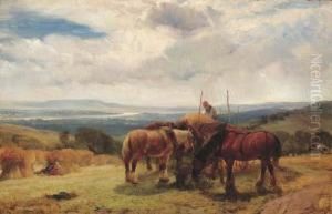 Harvest Horses by Henry Brittan Willis, R.W.S.