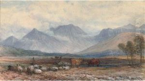 A Scene At Ballachullish by Henry Brittan Willis, R.W.S.
