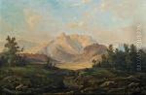 Gebirgslandschaft by Josef Willroider