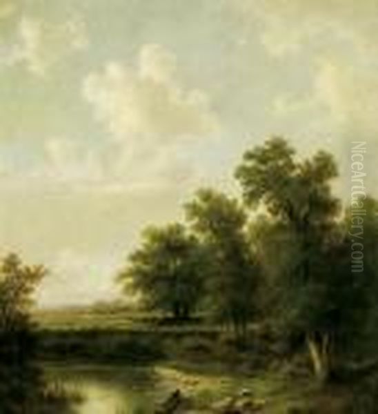 Grose Landschaft Mit Figurlicher Staffage - view 1