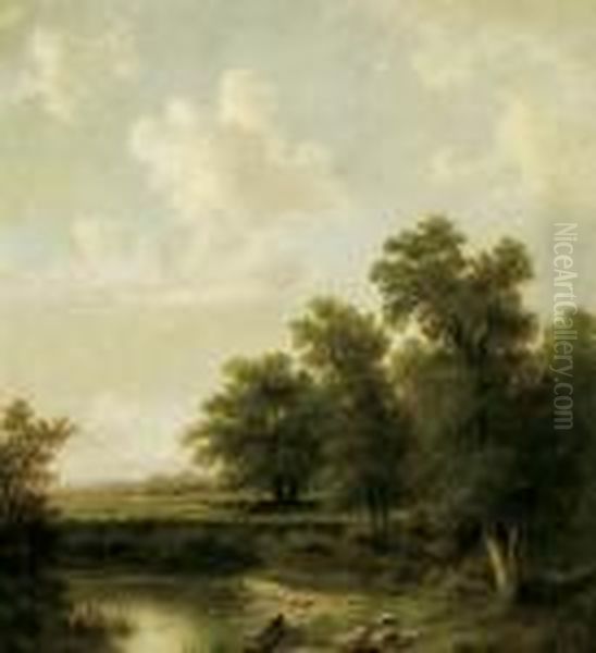 Grande Paesaggio Con Figure Decorative - view 1