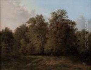 Waldwiese Mit Frau Und Kindern Waldwiese Mit Frau Und Kindern