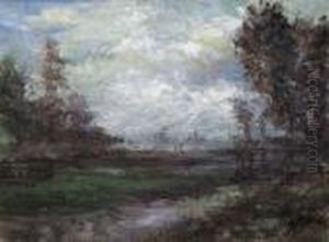Herbstliche Landschaft by Ludwig Willroider