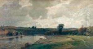 Flusslandschaft, Altmuhltal-bayern Flusslandschaft, Altmuhltal-bayern