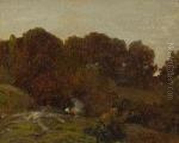 Herbstliche
Baumlandschaft. - view 1