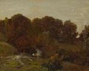 Herbstliche
Baumlandschaft. by Ludwig Willroider
