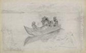Kahnfahrt. by Ludwig Willroider