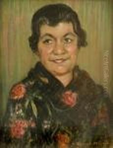 Portrait Of Miss Mable Cramer by Dora Lynnell Wilson