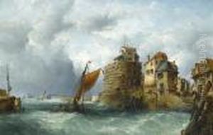 At The Harbour Mouth by John James Wilson