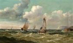 Repairing A Night Marker by John James Wilson