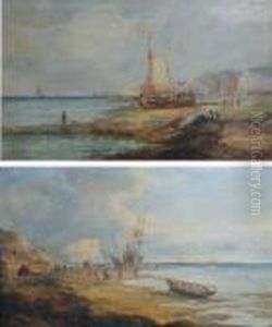 Busy Fishing Beaches. by John James Wilson