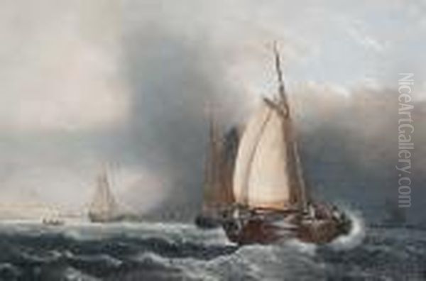French Fleet Off Folkestone - view 1