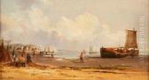 Coastal View With Boats Coastal View With Boats
