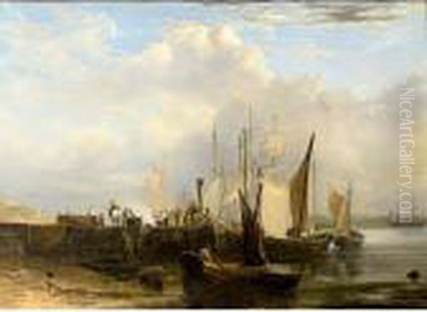 Fishing Boats In An Estuary - view 1