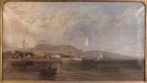 A Prospect Of Burntisland From The Forth