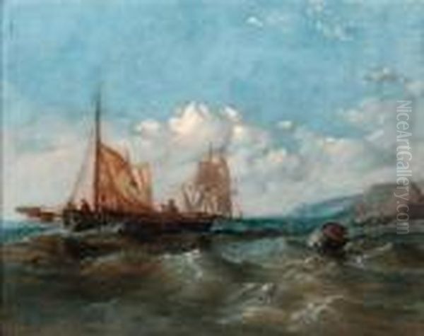 Fishing Boats Putting Out - view 1