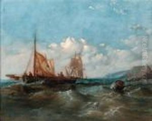 Fishing Boats Putting Out by John Jock Wilson