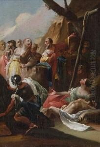 Moses Errichtet Die Eherne
Schlange by Johann Christian Th. Winck