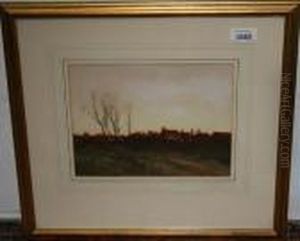 Cottage At Dusk by William Tatton Winter