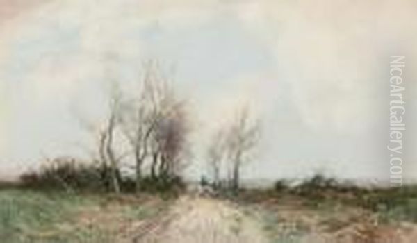 Returning Home From The Fields - view 1