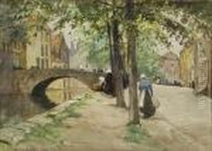 Bord De Canal Anime A Bruges