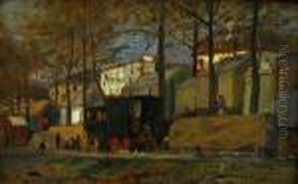 Figures Gather For A Summer Picnic - view 1