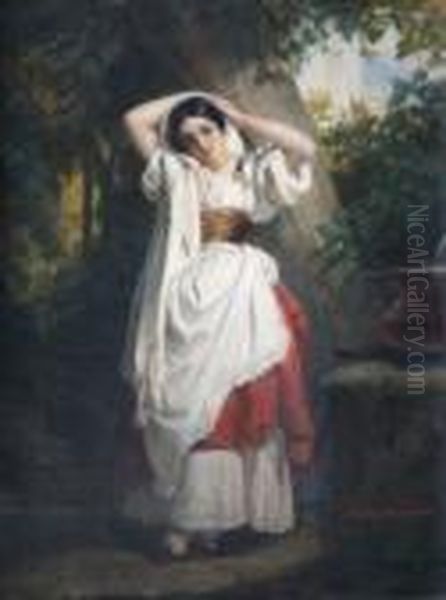 Jeune Femme Italienne Au Repos - view 1