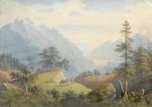 Der Hasliberg Im Berner Oberland. by Anton Winterlin