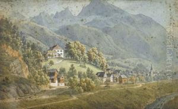 Landschaftspartie Beim Fronalpstock. - view 1