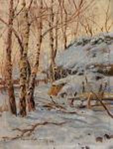 Brzozy Zima by Leonard Winterowski