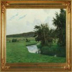 Landscape Withstream by Frederik Winther