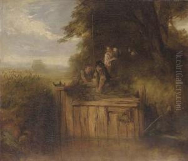 An Old Sluice Near Livingstone - view 1