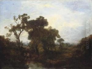Near Bank End, Dumfriesshire by John Crawford Wintour