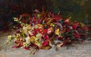 Mazzo Di Fiori Autunnali by Olga Wisinger-Florian