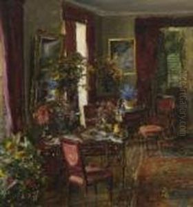 Interieur Mit
 Schreibtisch.