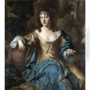 Portrait Of A Lady, Said To Be Nell Gwyn by William Wissing or Wissmig
