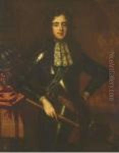 Portrait Of A Gentleman by William Wissing or Wissmig