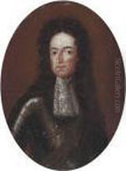 Portrait Of William Iii, Small-quarter-length, In Armour And A Lacejabot - view 1