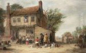 Outside The Inn by William Frederick Witherington