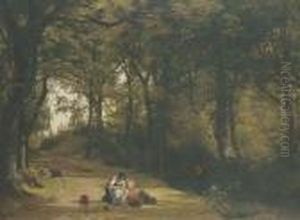 The Midday Rest by William Frederick Witherington