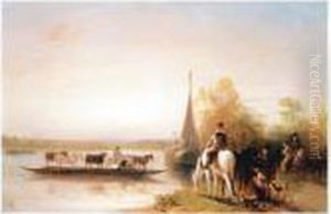 The Ferry by William Frederick Witherington
