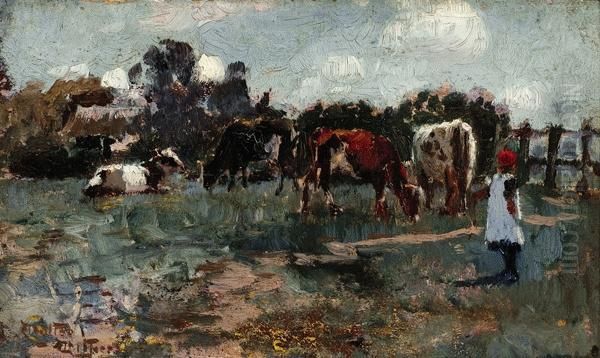 Minding The Cows - view 1