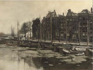 A View Of The Binnenkant, Amsterdam by Willem Witsen