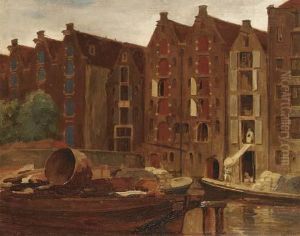 Pakhuizen Aan De Uilenburgergracht by Willem Witsen
